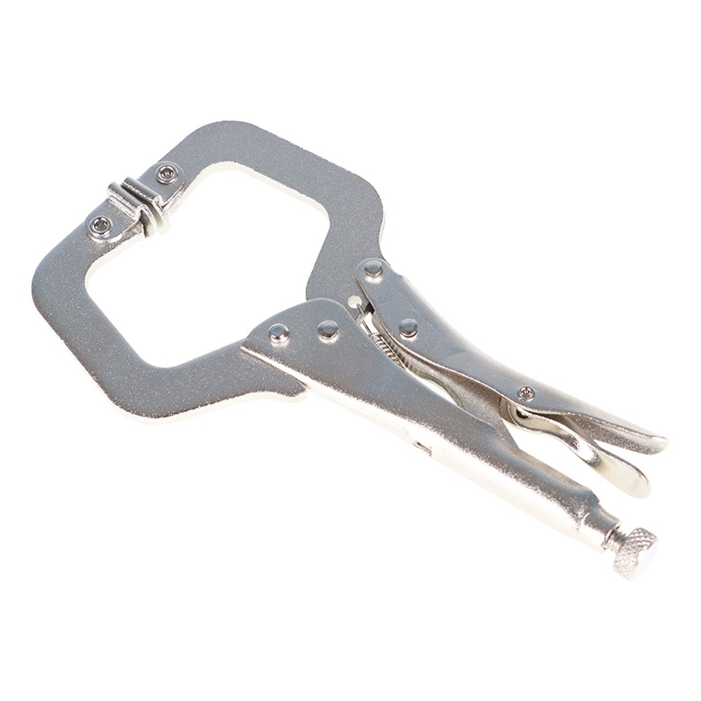 5 Pcs Swivel Pad Locking C-Clamp Locking Pliers 6 Inch With Entrained Gasket