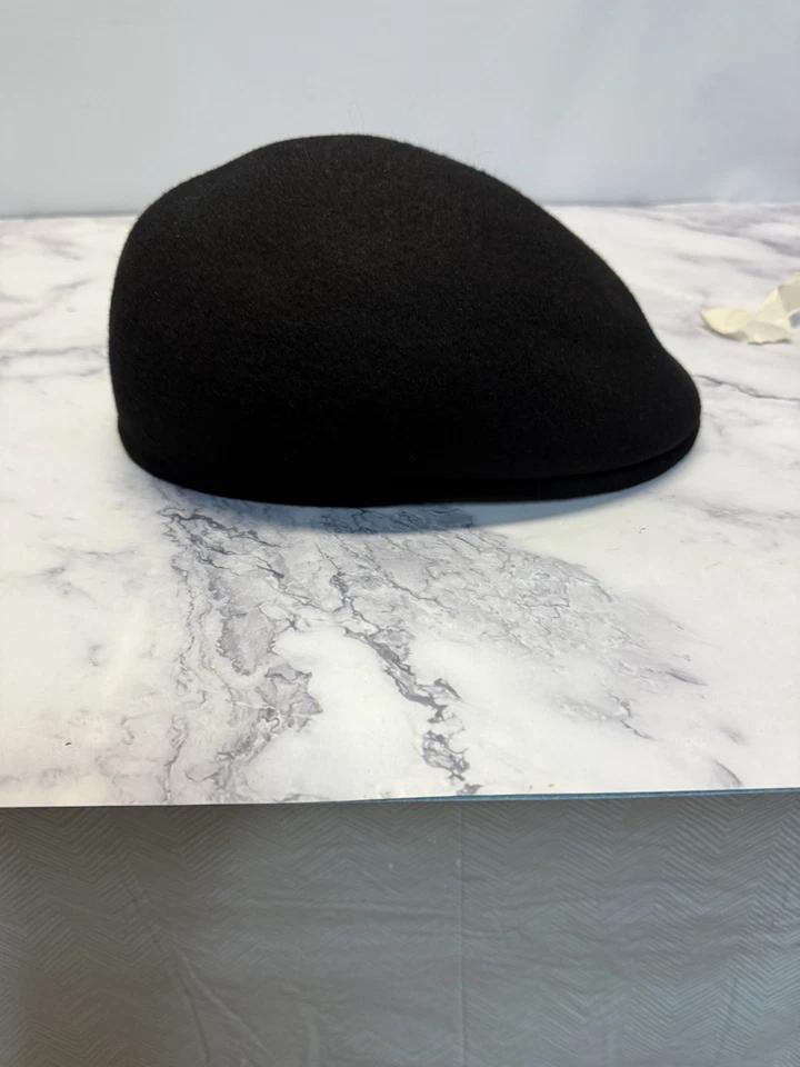 Sombrero de caballero vintage de fieltro de lana News niño hecho en República Checa talla grande Foto 2 de 4