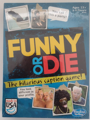 Funny Or Die Caption Game Ages 13+  3-6 Players NIB Sealed USA Hasbro
