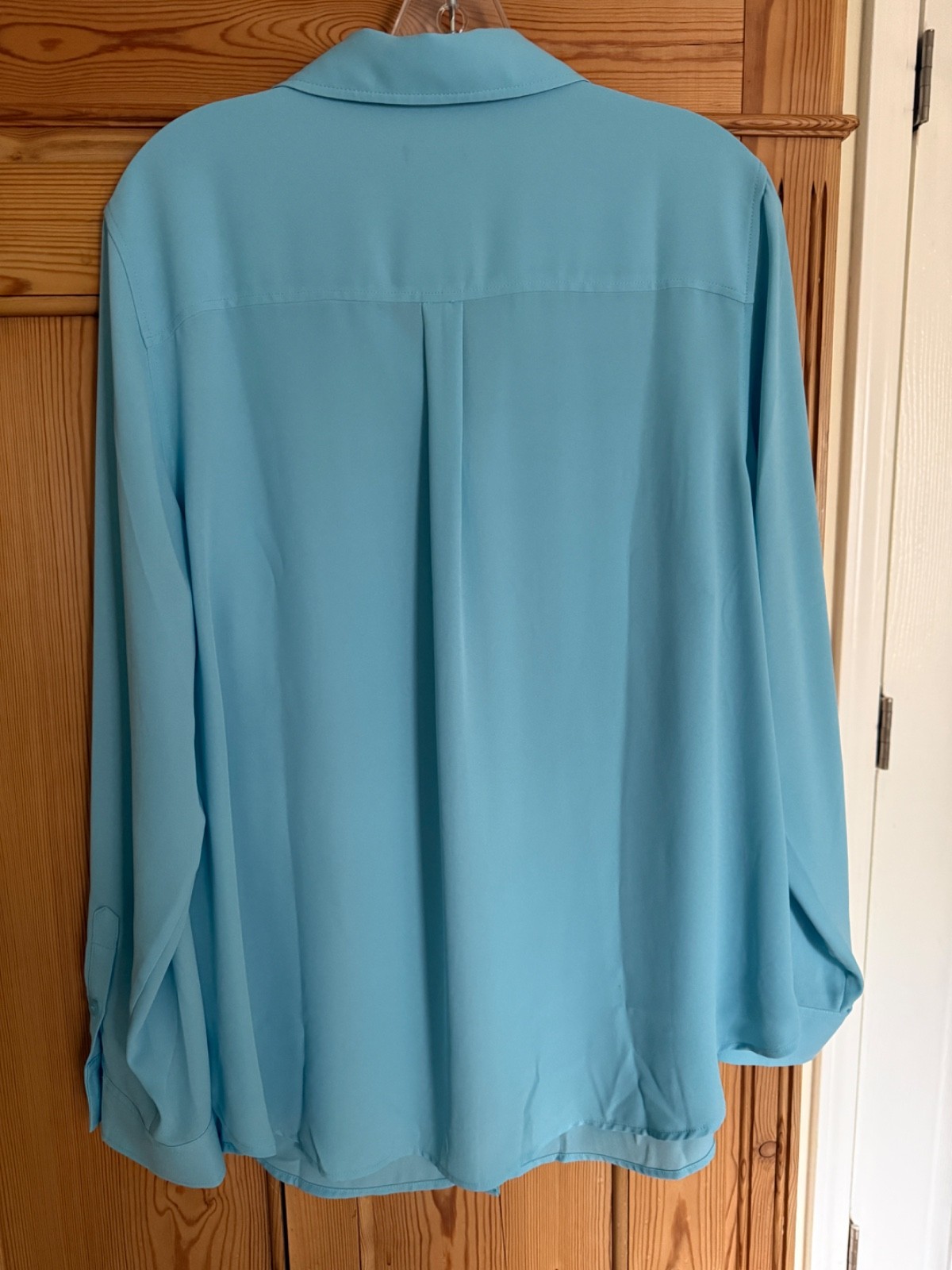 Talbots Polyester Button Down Collared Shirt Size… - image 2