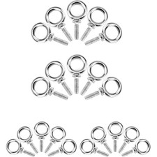 stainless steel eye bolts mounting rigging 3/8-16 x 1 inch 20 pack
