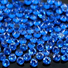 Natural Certified Tanzania Violet Blue Tanzanite 1.10 MM Round Gems 100 Pcs Lot