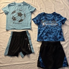 Champion 2t Shorts And Short Sleeve Shirt Sets - 2