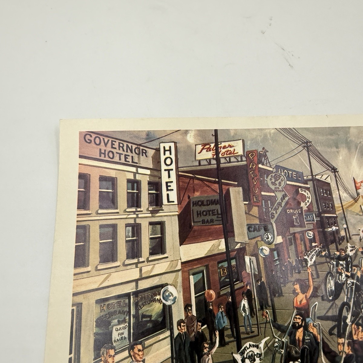 OUTLAW MOTORCYCLE PARADE Ed Roth Vintage Biker Art Poster Original