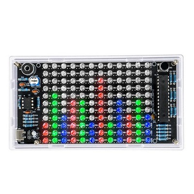 DIY Sound Control LED Musikspektrum Rhythmus Licht Kits Audio Frequenz Anze9267