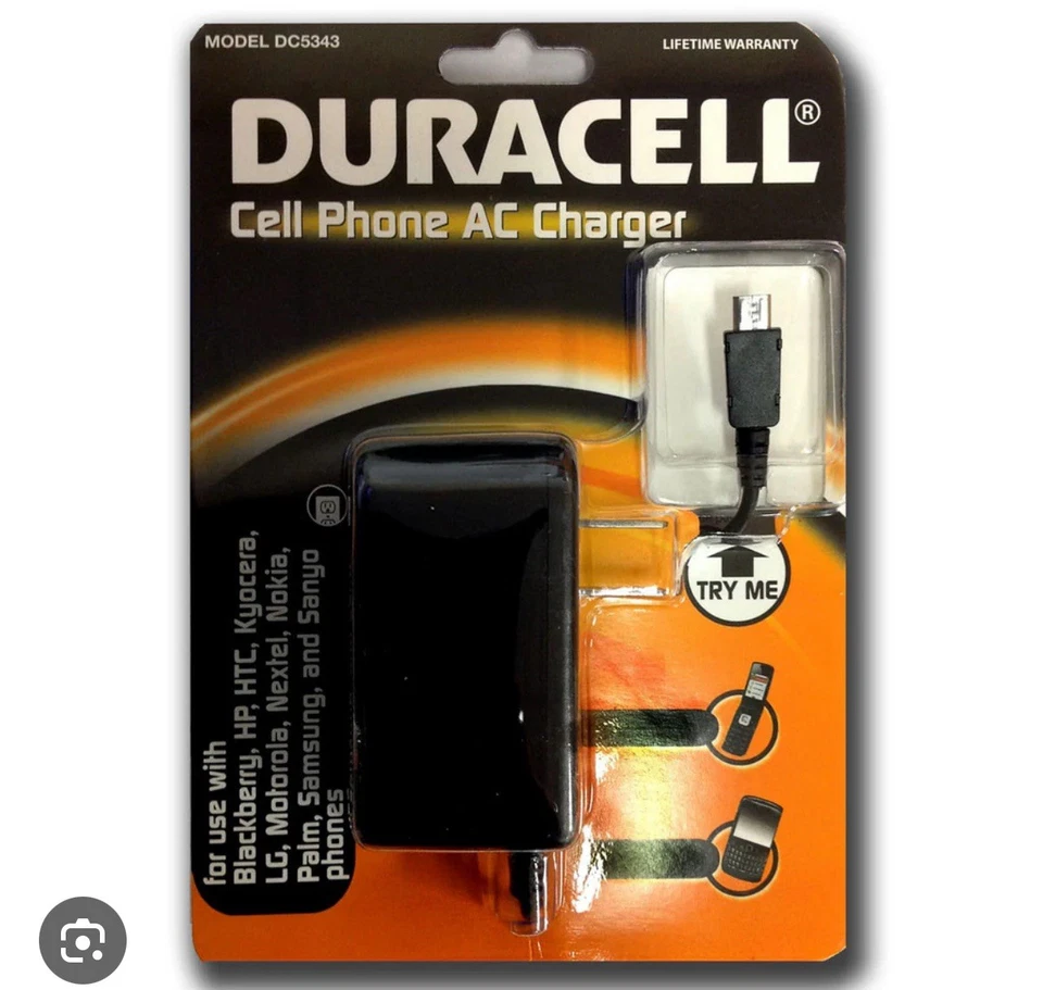 Duracell Cell Phone AC Charger DC5343 New - Image 3 of 3