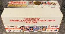 1990 SCORE + FLEER + 1991 DONRUSS BASEBALL COMPLETE FACTORY SET LOT OF 4 GRIFFEY