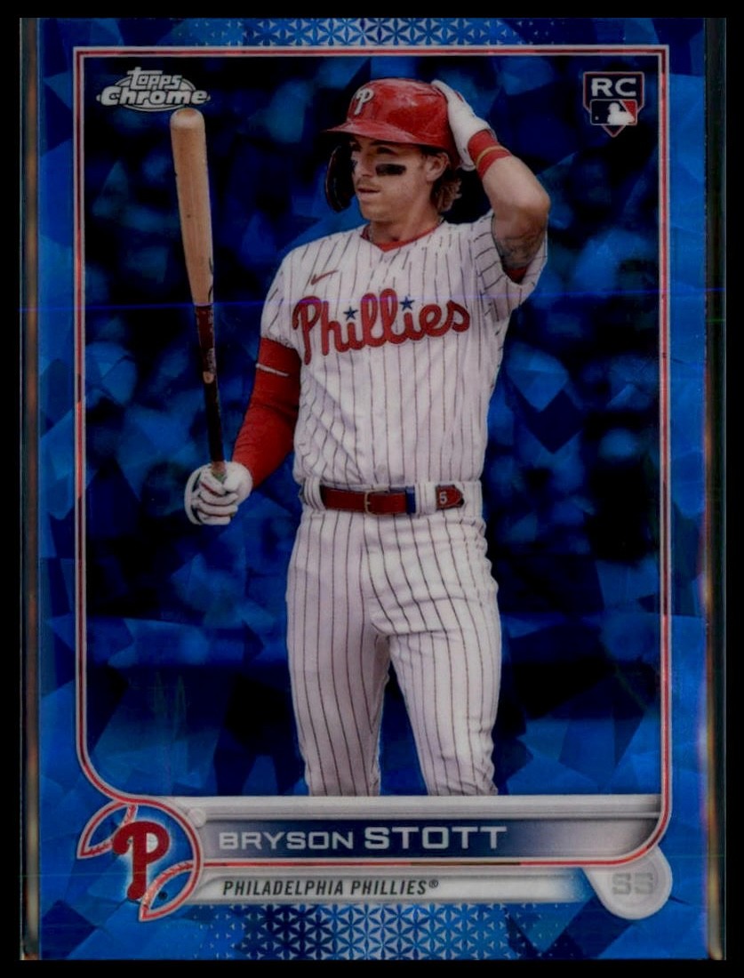 2022 Topps Chrome Update Sapphire Bryson Stott Rookie #US224 Phillies
