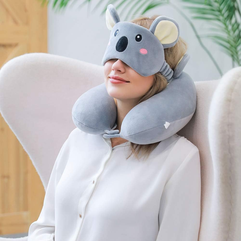 Travel Pillow, Memory Foam Neck Pillow with 360-Degree Head Support Comfortable Travel Pillow, Memory Foam Neck Pillow with 360-Degree Head Support Comfortable
