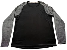 Smartwool Men's Sz. XL Black 100% Merino Wool Long Sleeve Shirt!