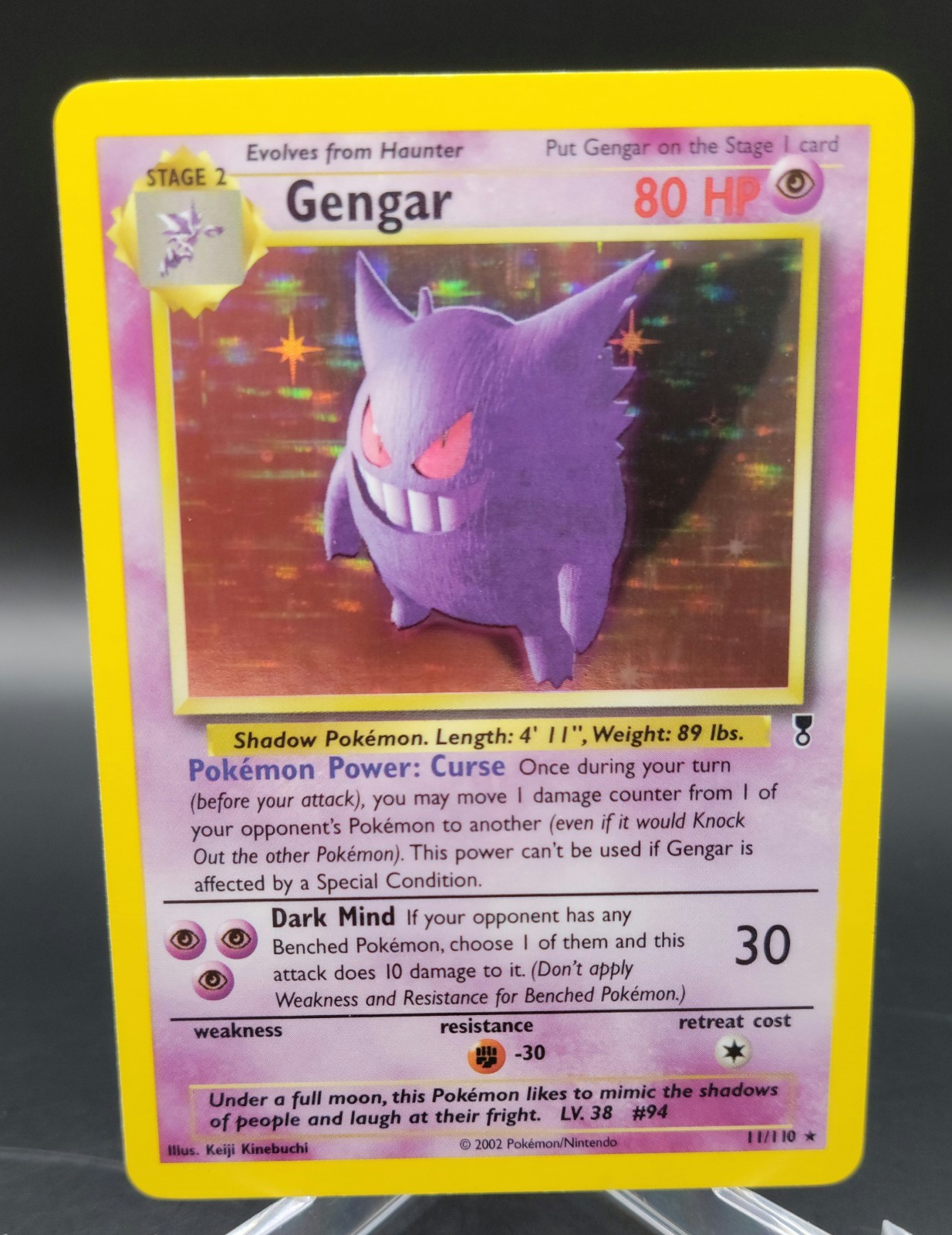 Gengar 11/110 Legendary Collection Holo NM