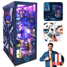 Booknook 3D Book Nook Kits Miniatur Eckkneipe Fantasieecke für Bücherregal Deko