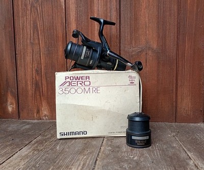 Shimano Power Aero 3500M RE Rear Drag Fishing Reel Box + Spool Carp Tench Barbel
