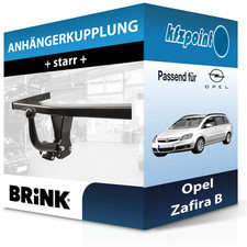 Für Opel Zafira B 07.2005-jetzt BRINK Anhängerkupplung starr neu