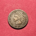 (1) Beautiful Antique 1865 Indian Head Cent/Penny CHOICE F-FINE NICE DETAIL