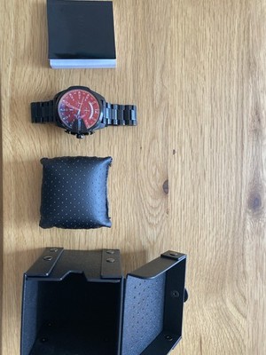 Diesel Mega Chief DZ4318 Edelstahl Chronograph Herrenuhr - Schwarz