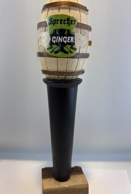Beer Tap Handle Sprecher Ginger Ale Tap Handle Figural Keg Barrel Tap Handle