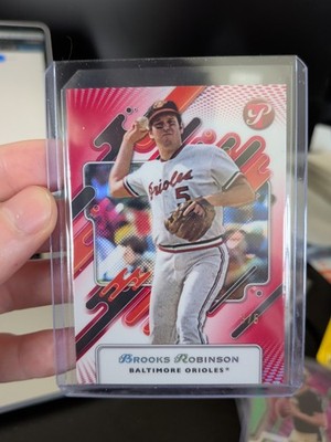 2025 Topps Pristine - Brooks Robinson #23 Red Refractor /5 Orioles HOF Legend