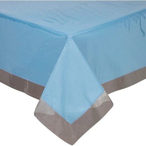 Tablecloth Protector 52 x 70-in Crystal Clear Vinyl Drop Style .06mm PVC Gift - Picture 3 of 3