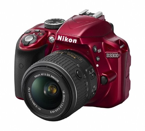 Nikon D3300 18-55 VR Ⅱ Kit Red Nikon Digital SLR Camera D3300 18-55 VR II Lens Kit Red