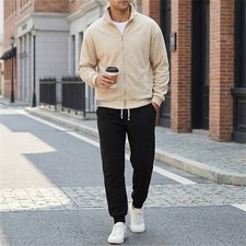Mens Sweatsuits 2 Piece Sport Tracksuit Jogger Sweat Suits Jogging Outfits