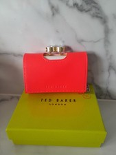 TED BAKER Small Bright Coral Purse . Brand New Without Tags 