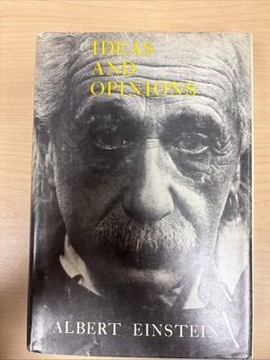 1st Ed 'Ideas and Opinions by Albert Einstein' Edited by Carl Seelig 1954 HC/DJ