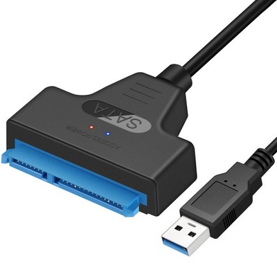 SATA to USB 3.0 Adapter Cable for 2.5 inch Hard Drive HDD/SSD Data Black 