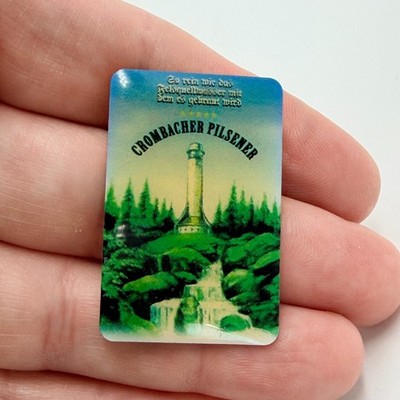 Crombacher Pilsener Felsquellwasser Spring Lapel Pin Krombacher Brewery Promo