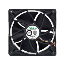 1Pcs Nidec W12E12BGBA5-07 DC12V 2.61A 12038 12CM 4-wire cooling fan