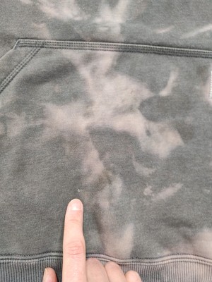 Carhartt Victory Mens Tag M Gray 1/4 Zip Hoodie Sweatshirt Acid