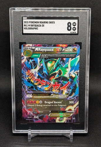 M Rayquaza-EX graded SGC 8 for sale on eBay
