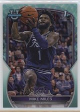 2022-23 Bowman U Chrome Aqua Wave Refractor 274/299 Mike Miles Jr #88 0l1