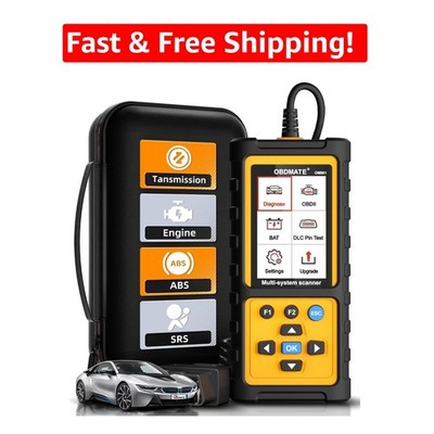 OM901 OBDII Scanner: Reset ABS/SRS & 3.5'' Display for Comprehensive Diagnostics