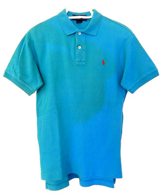 Ralph Lauren Pony Logo Polo Shirt-M, caribbean blue!