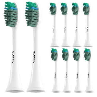 10 Pack Toothbrush Replacement Heads Compatible with TAO Clean Sonic Toothbru...