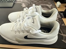 Nike Victory Pro 4 Men’s Golf Trainers Leather Low Top Lace Up White size 12