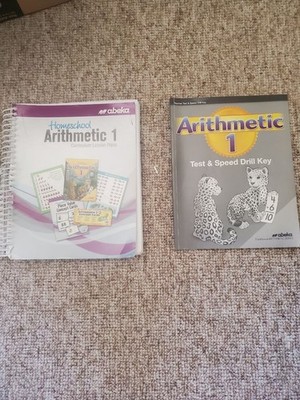 Abeka Arithmetic 1 Curriculum Lesson Plans Homeschool  and Test/ Speed Drill Key