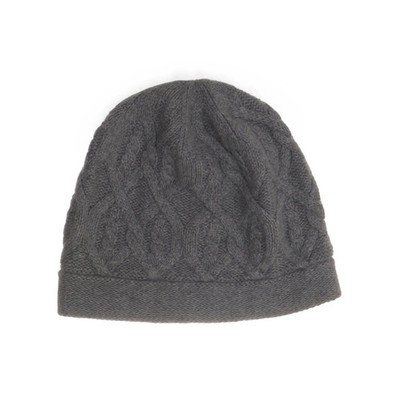 Boomerang, Beanie-Mütze, Größe: ONE SIZE, Angora/Baumwolle, Grau #4AV