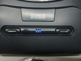 Sega Genesis Model 2 Console W/ 10 Games! Console Restored! Read! BLUE LED