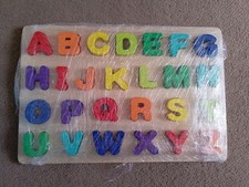 Learning Alphabet Wooden Alphabet Puzzle Letters Learning
