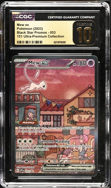 Pokemon Mew EX Black Star Promos 053 151 Ultra-Premium Coll. CGC 10 Pristine