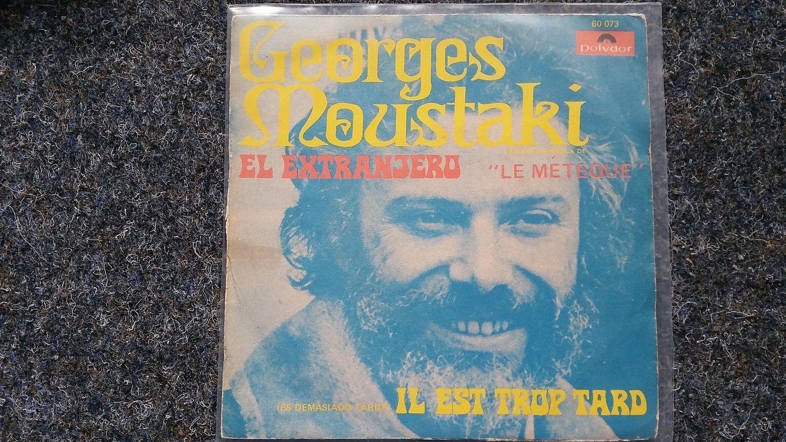 7"" Single Vinyl George Moustaki - El extranjero SUNG IN SPANISH