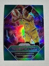 2021 Panini Prizm WNBA Green Fireworks Insert #3 Candace Parker Chicago Sky