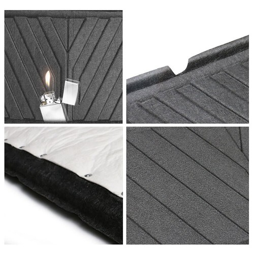 Black Double-Layer Front Hood Engine Sound Insulation Pad Mat For Tesla Model Y - Bild 4 von 9