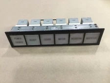 IDEC SLC-40 Annunciator Panel Single Row Lighted Control Panel 29Z31 #01H90FML