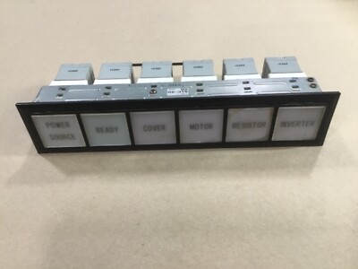 IDEC SLC-40 Annunciator Panel Single Row Lighted Control Panel 29Z31 #01H90FML