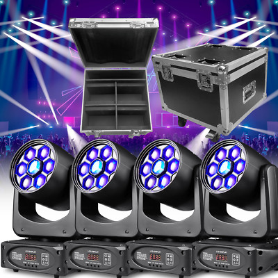 150W LED 8 Gobos Strahl Beam Moving Head RGBW Spot DMX Bühnenlicht Disco DJ Show