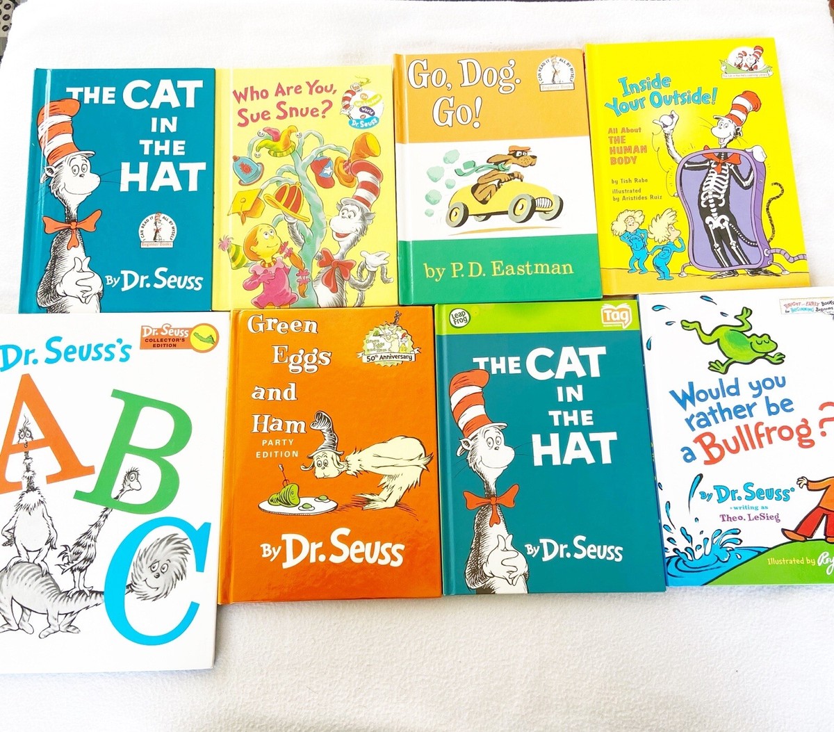 Lot of 8 DR SEUSS Picture Books, Hardcover, I Can Read It All By