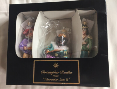 Radko Ornaments Nutcracker Suite II Punchinello Mouse King Nutcracker Prince NIB